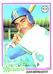 1978 Topps Baseball Cards      698     Juan Bernhardt